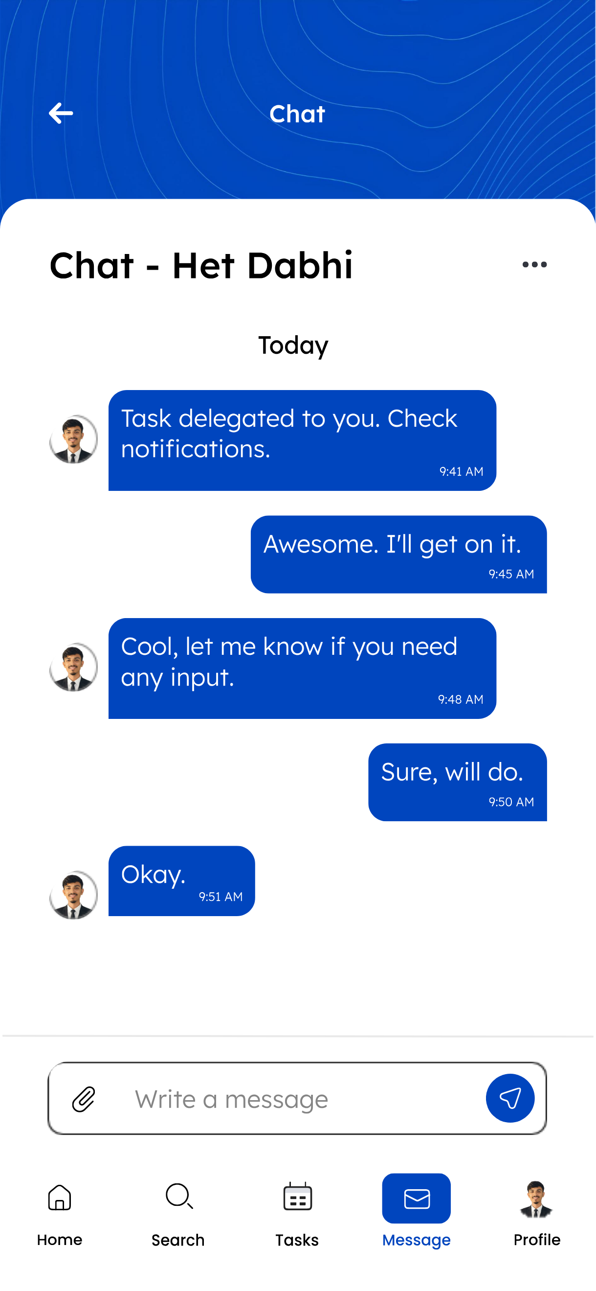 Messages